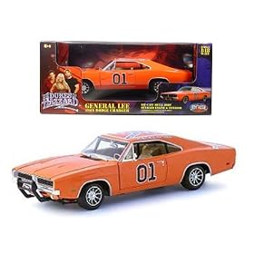 1969 Dodge Charger "General Lee" diecast model car Dukes of Hazzard 1:18 scale die cast by Ertl