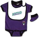 Arizona Diamondbacks Kid Athlete Bib and Bootie Creeper - 24 months
