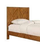 Powell Dakota Twin-Size Rustic-Pine X-Panel Headboard