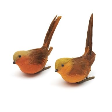 Clip On Robin Decoration||RF10F