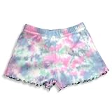 SILVER PONY - Silver Pony - Infant Girls Tie Dye Short, Lavender, Pink, Green