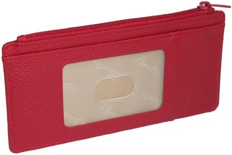 Buxton Womens Leather Thin Card Case Wallet
