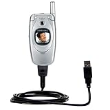 Classic Straight USB Cable for the Samsung SGH-E600 with Power Hot Sync and Charge capabilities - Gomadic Brand w/ TipExchange Technology