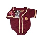 Arizona State University Sun Devils NCAA Baseball Infant/baby Onesie Jersey Large 0-12 months