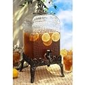 Paris Hammered Glass Beverage Dispenser