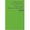 Erl�uterungen und Dokumente zu Gotthold Ephraim Lessing:  Minna von Barnhelm