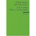 Erl�uterungen und Dokumente zu Gotthold Ephraim Lessing:  Minna von Barnhelm