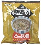 ムソー どんぶり麺 納豆そば 81.5g