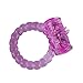 Vktech® Jelly Vibrating Cock Penis Ring Clit Vibrator Adult Sex Toys for Men