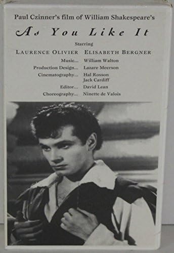 As you Like It [VHS Tape] starring Laurence Olivier and Elisabeth Bergner