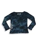 Jade - Girls Long Sleeved Tee, Navy, Green