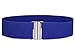 Syuer Womens Wide Elastic Cinch Belt Waist Trimmer Stretch Buckle Belt Waistband