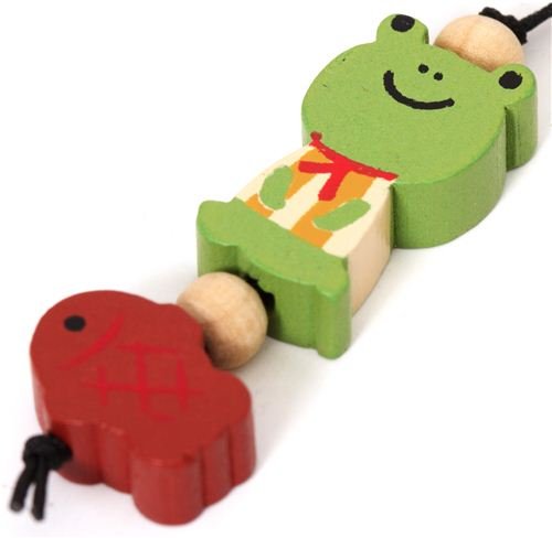 Imagen 3 de colgantes para móvil de cabeza de ranita verde