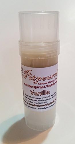 Pitpourri Natural Antiperspirant Deodorant (Vanilla) - Net Wt 2 oz