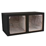 Absolute KSB15D Dual 15" MDF Square-Hole Sealed Enclosure/Box for Kicker L7/L35 Solo-Baric Subwoofers