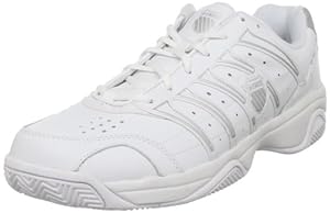 K-Swiss Men's Grancourt II Tennis Shoe,White/Silver,10.5M