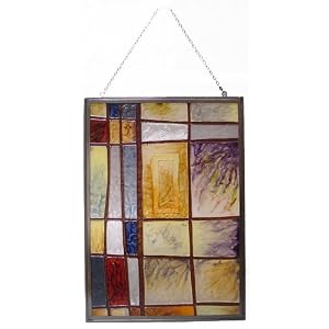 Newview 1849 C Mixed Intervals Stained Glass, Rectangular Center
