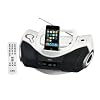 AEG SR 4337 IP Tragbares Stereo Radio (CD/MP3-Player, 80 Watt PMPO, Apple iPod-/iPhone Dock) wei�