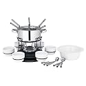 Trudeau 24 Piece 3 In 1 Lazy Susan Fondue Set