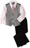 Izod Kids Boys 2-7 Toddler Glen Plaid Vest Set