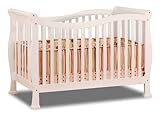 Athena Nadia 3 in 1 Crib with Toddler Rail, White Athena Nadia 3 in 1 Crib with Toddler Rail, White
