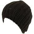 Winter Soft Warm Ribbed Ski Beanie Skull Knit Hat Black
