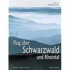Flug �ber den Schwarzwald und Rheintal