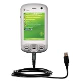 Classic Straight USB Cable for the HTC P3600 with Power Hot Sync and Charge capabilities - Gomadic Brand w/ TipExchange Technology
