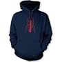 Ant Unisex Hooded Sweatshirt, Navy, XL