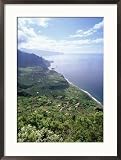 Arco Do Sao Jorge, Madeira, Portugal Scenic Framed Art Poster Print by Walter Bibikow, 21x29