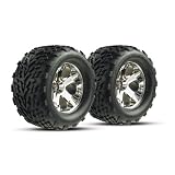 Buy Chrome Wheel (R) w Talon Tire (2): ST by Traxxas
