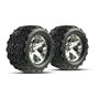 Chrome Wheel (R) w/Talon Tire (2): ST