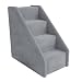 Mini Pet Stairs 4-Step (Grey, 21 in. x 12 in. x 21 in.)