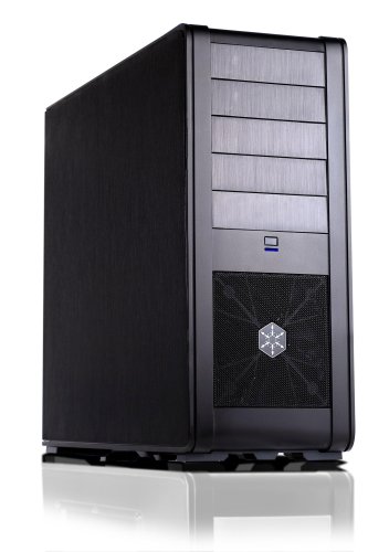 SilverStone FT01B Aluminum ATX Mid Tower Uni-Body Computer Case - Retail Black