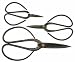 Tools & Hardware : SE 3Pc Chinese Scissor Set, Sizes: 8",6" and 4", Black