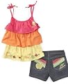 Apple Bottoms Little Girl Samba Tank & Glittered Jean Shorts