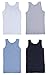 Kids By Brix Toddler and Boys Ultra Soft Comfort Turkish Cotton 4 pk. Tank Tops.