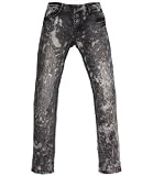 Doublju Mens Casual Washing Slim Straight Jeans (JW05)