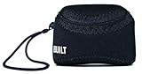 BUILT E-SS10-BLK Soft Shell Neoprene Ultra-Compact Camera Case, Black