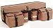 SAWTOOTH MOUNTAIN FRONT RACK ALL TERRAIN VEHICLE (ATV) CARGO BAGS - KHAKI