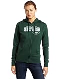 NFL Women's New York Jets Football Classic III Long Sleeve Fullzip Fleece Hoodie (Dark Green, Medium)
