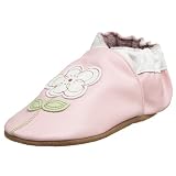Robeez Infant/Toddler Delicate Flower Soft Sole Crib Shoe