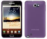FoneM8 – Samsung Galaxy Note Purple Gel Skin Case Cover: samsung galaxy note original cover