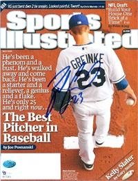 Zack Greinke Autographed/Hand Signed Sports Illustrated Magazine (Kansas City Royals)