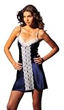 KOOSHI Navy Laura Silky Satin Slip