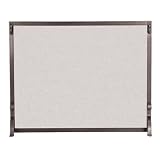 Pilgrim Single Panel Forged Iron Fireplace Screen – PF18284