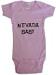 NEVADA BABY / HURRY UP - State-series - White, Blue or Pink Onesie / Baby T-shirt