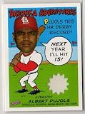 2004 Topps Bazooka Albert Pujols Game Used Jersey Baseball Card