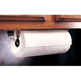 Stainless Steel Paper Towel Rack Dispenser Cabinet Wall by Prodyne