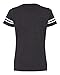 LAT Ladies Fine Jersey Short Sleeve Football Tee (3537) Vintage Smoke/Blended White, L